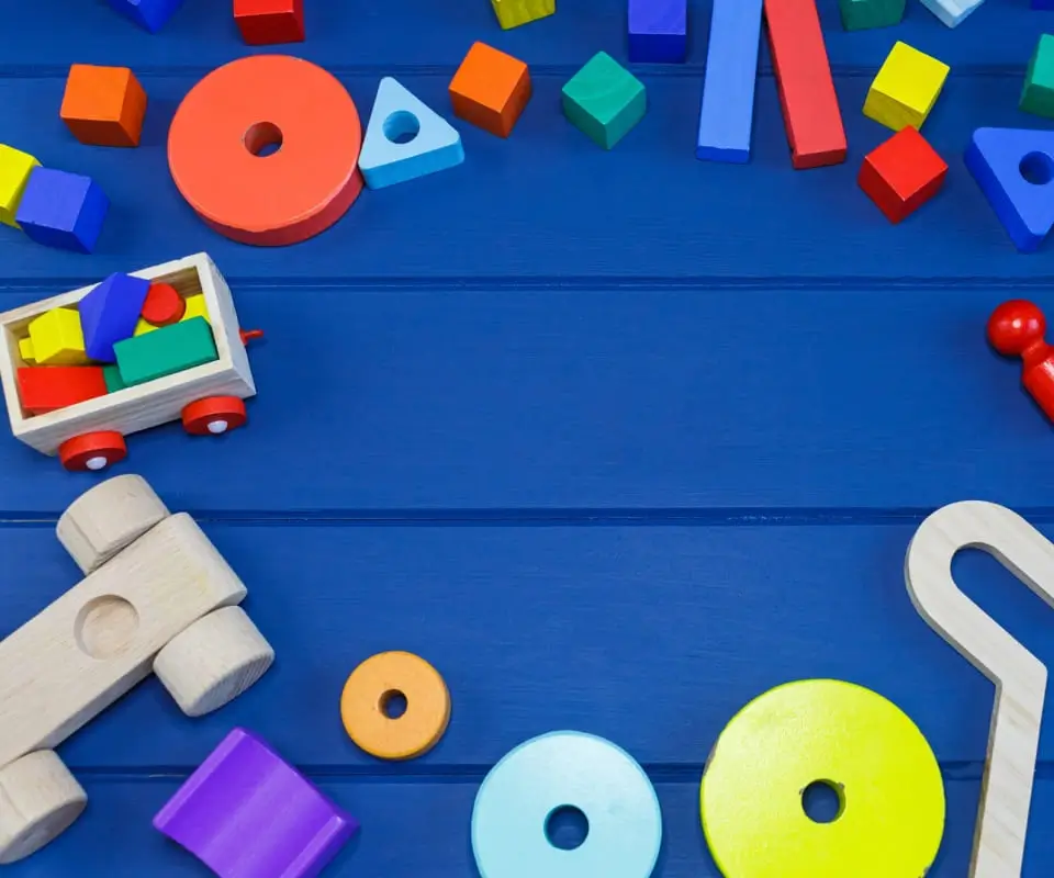 Toys for children of all ages with damaged boxes