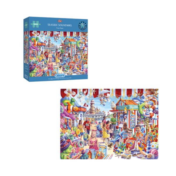 Gibsons - Seaside Souvenirs - 1000 Piece Jigsaw Puzzle - Toy Cave