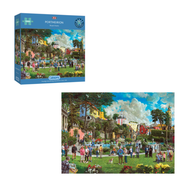 Gibsons - Portmeirion - 1000 Piece Jigsaw Puzzle - Toy Cave