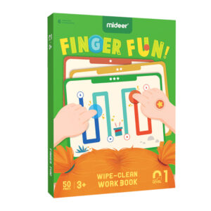 Mideer - Finger Fun! Wipe-Clean Tracing Workbook