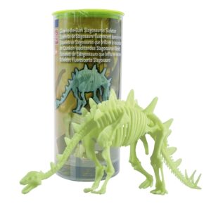 Edu-Toys - Glow in the Dark - Stegosaurus Skeleton - 26cm- Packaging Damaged